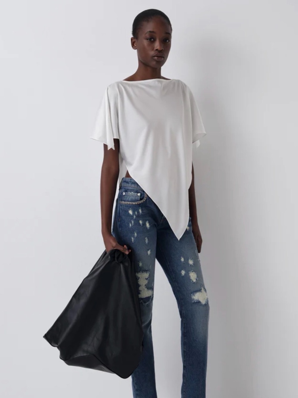 Gimaguas White Asymmetric Top